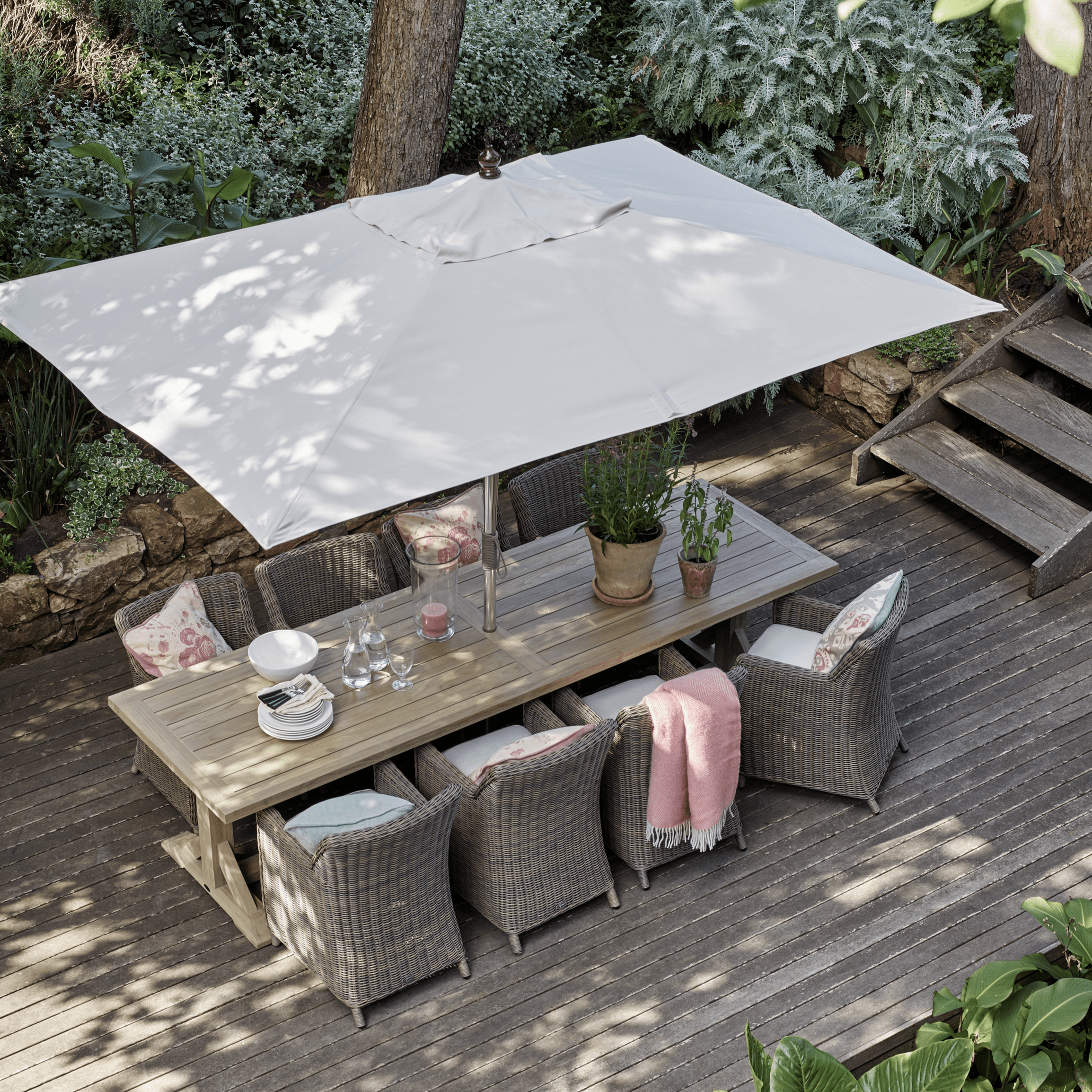 Modern Rectangular Dining Table for Small Spaces - Neptune