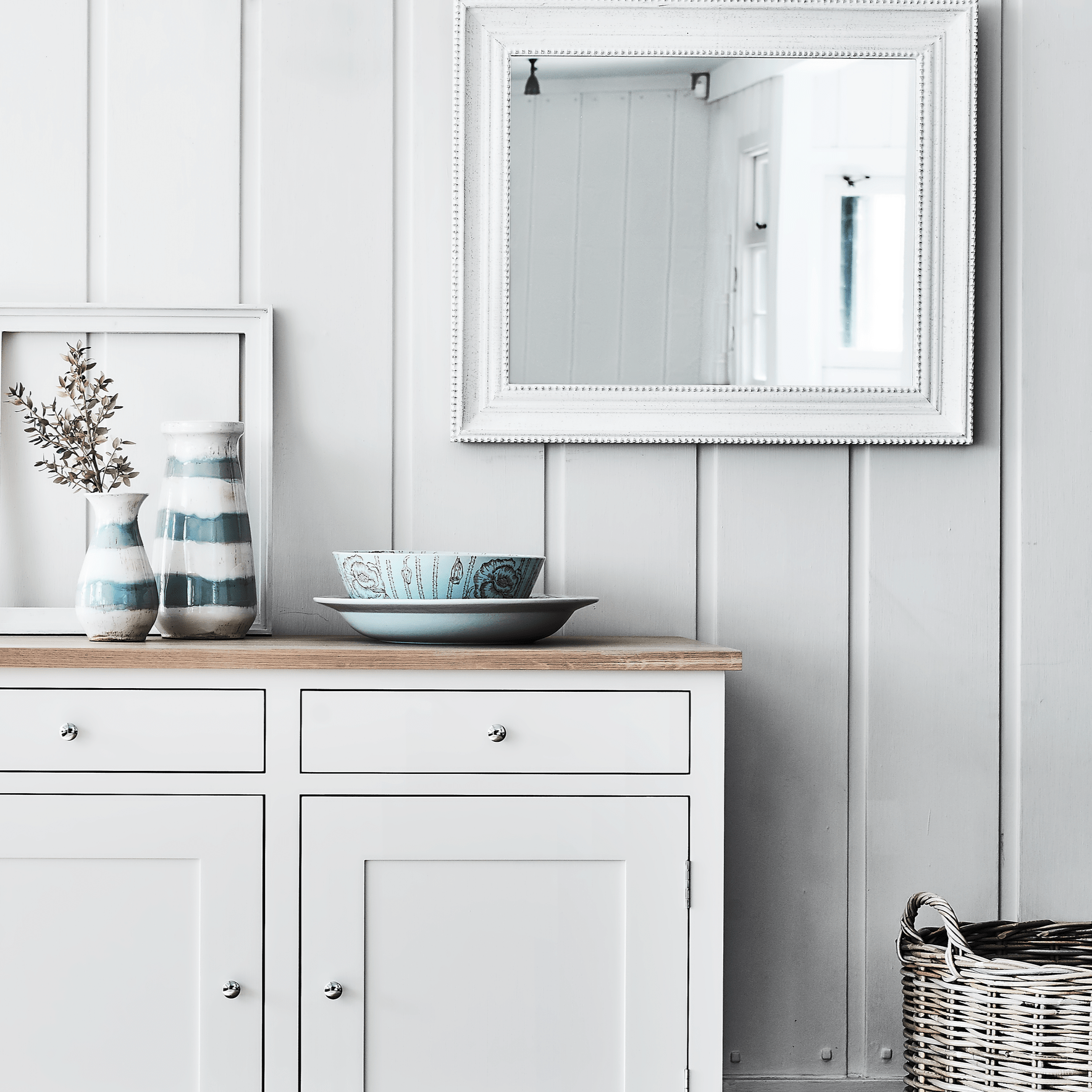Bembridge Modern Rectangular Wall Mirror - Neptune